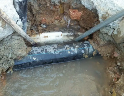龙湾测漏水之水管漏水